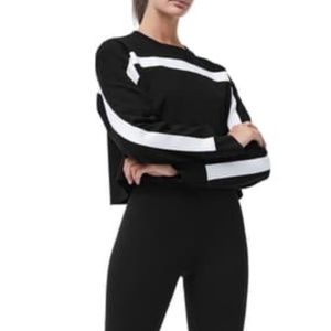 Brand New Good American Boxy Crop Sweatshirt